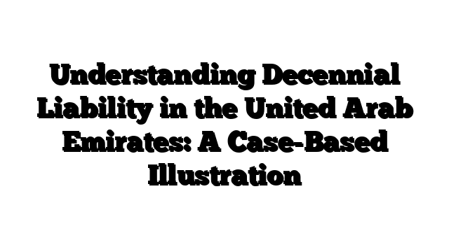 Understanding Decennial Liability in the United Arab Emirates: A Case-Based Illustration